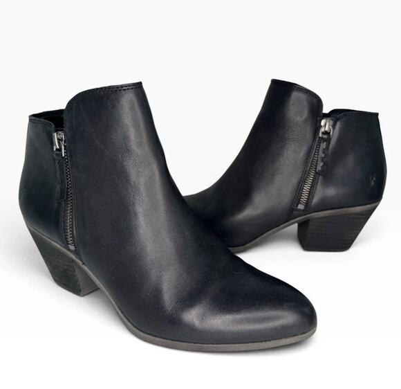 Frye Shoes - FRYE Women's Judith Zip Leather Ankle Boots Black 3471738 Size 10M Excellent